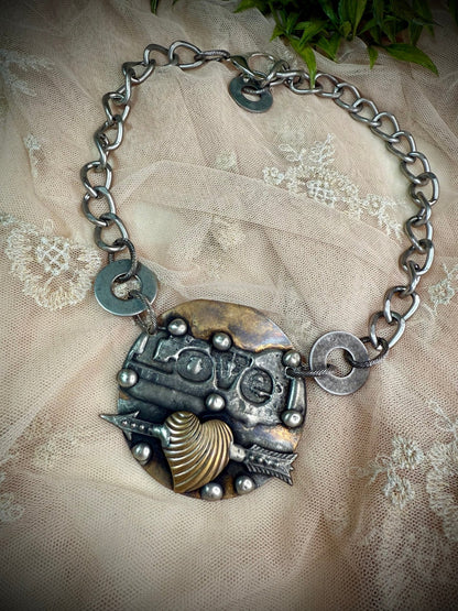 Junk LOVE Necklace - Vintage Vault Boutique