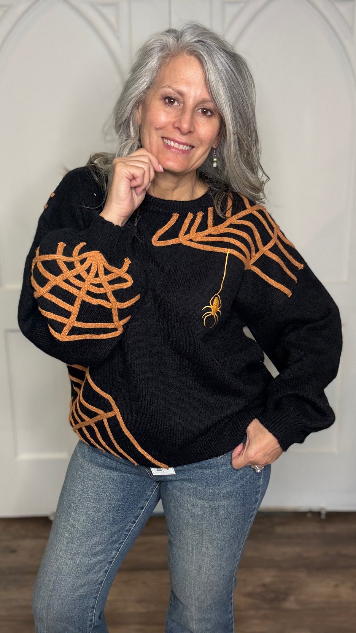Spider Web and Spider Sweater