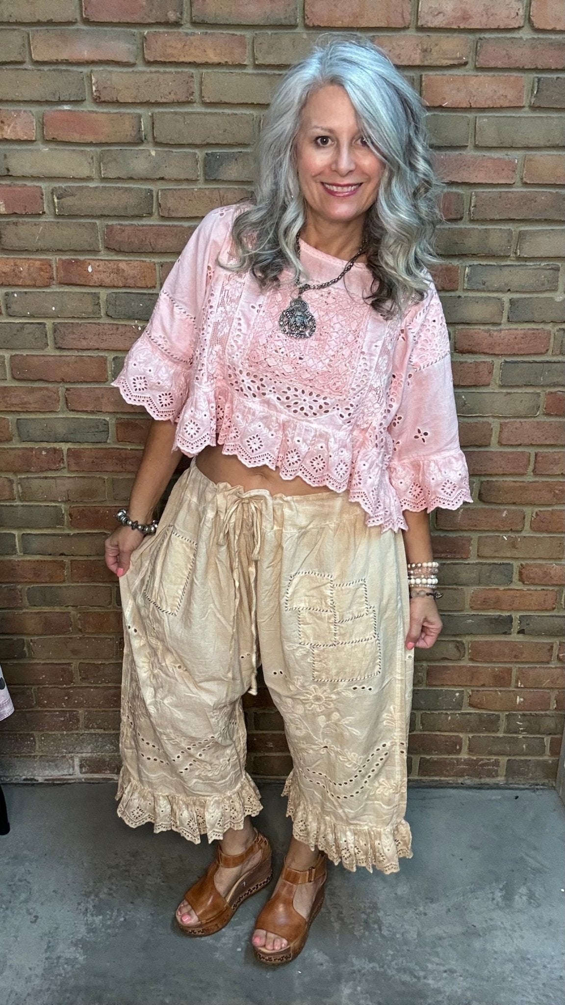 Softly Worn Top - Rose - Vintage Vault Boutique