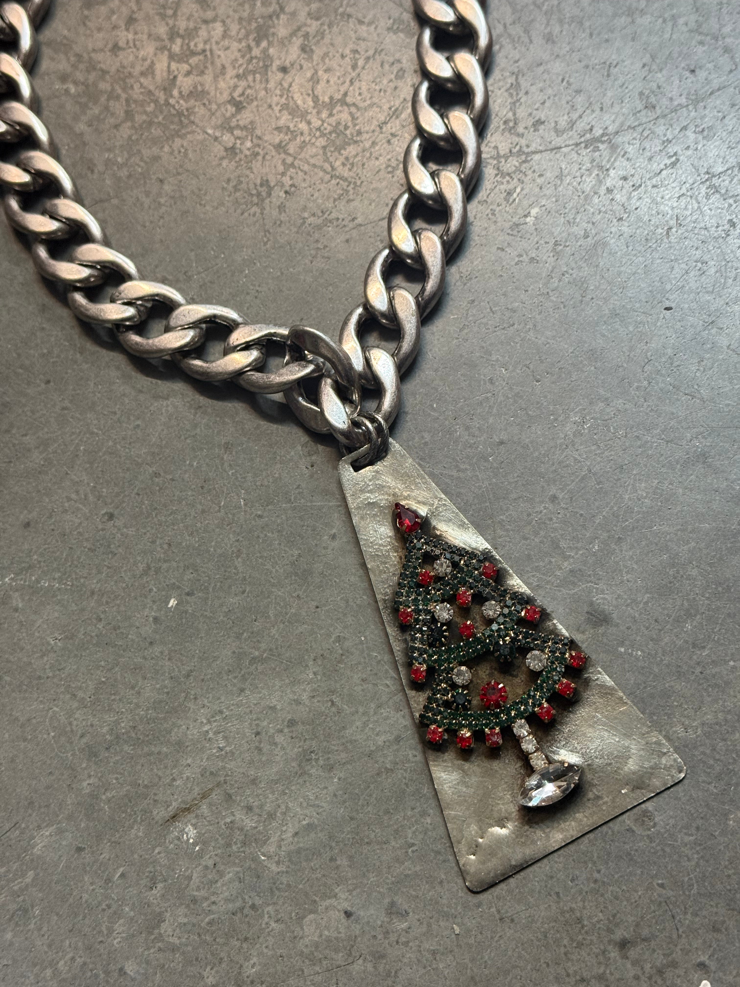 Industrial Christmas Necklace
