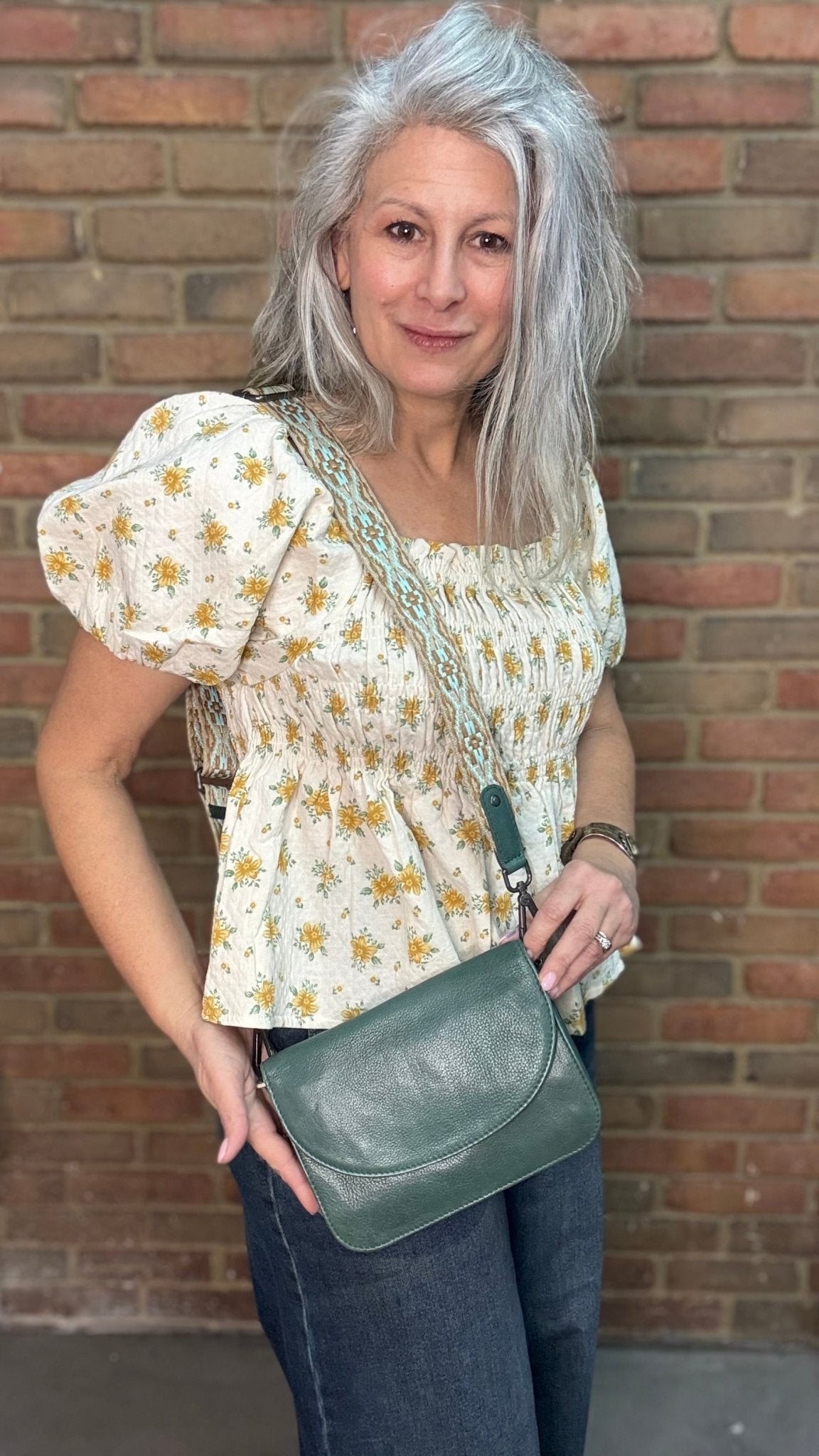 Leather Crossbody Card Purse - Vintage Vault Boutique