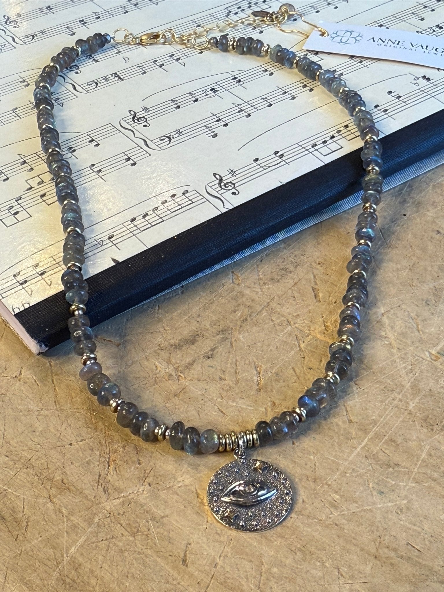 OFK Eye and Star Necklace OFK5103 - Vintage Vault Boutique