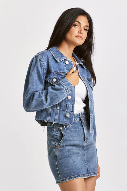 DIANE Cut Off Denim Jacket