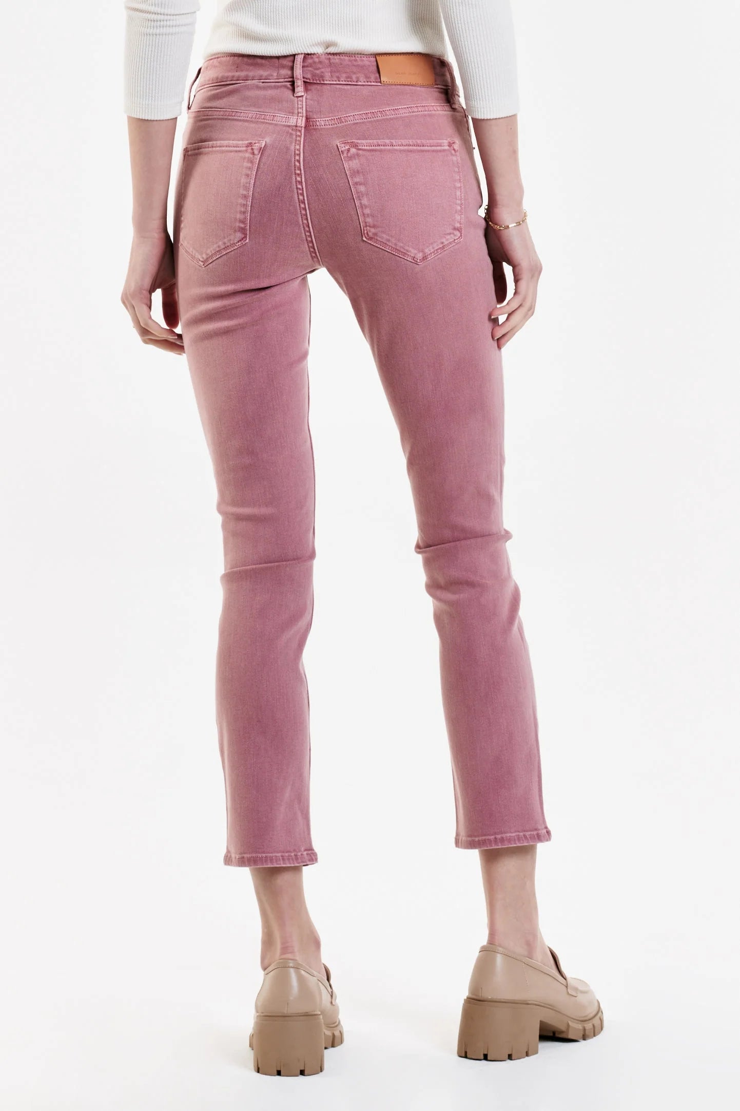 BLAIRE High Rise Ankle Slim Straight Jean 