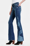 ROSA High Rise Patch Flare Jean #191