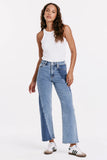 HOLLY Super High Rise Two Tone Straight Jean #191