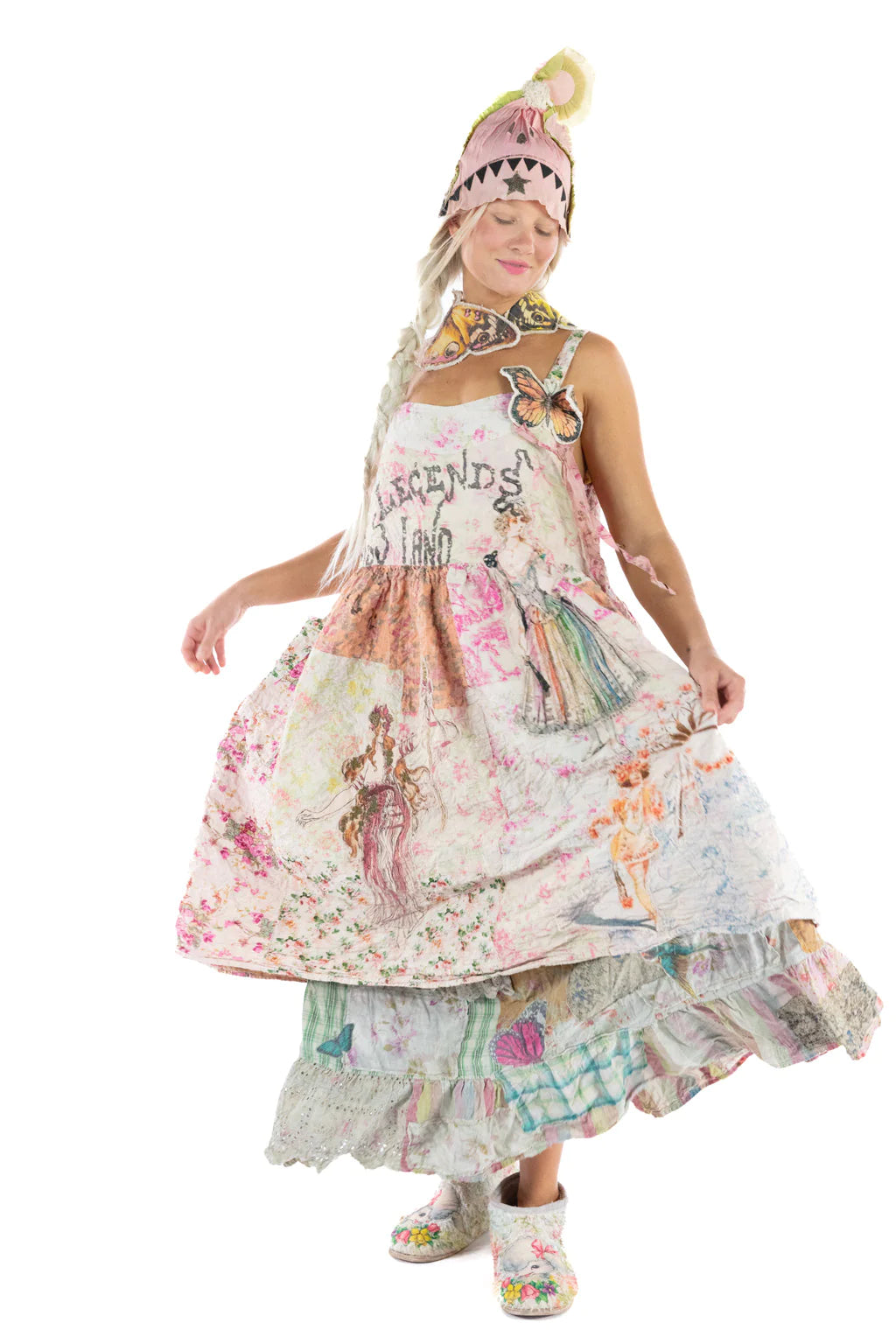 Dress 934 Patchwork Mielah Slip Dress  Fairyland