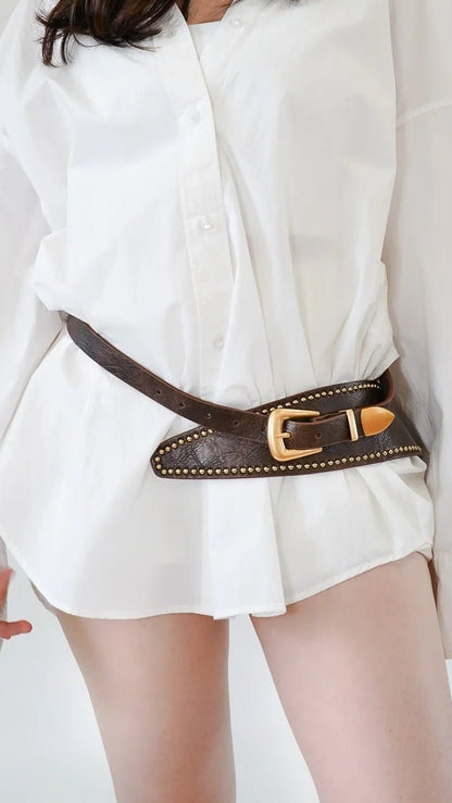 Avant Garde Western Belt - Vintage Vault Boutique