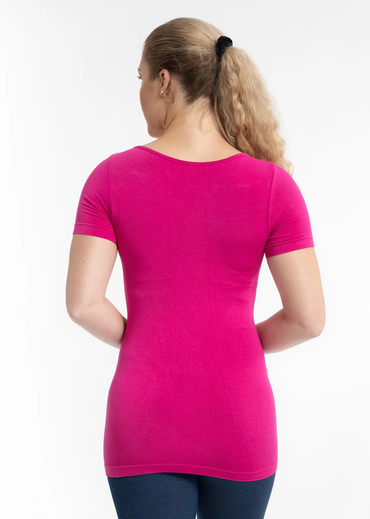 Short Sleeve Basic Top - Vintage Vault Boutique