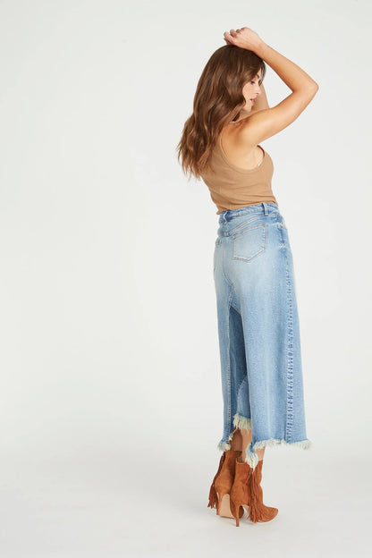 KATIE Patch Denim Skirt