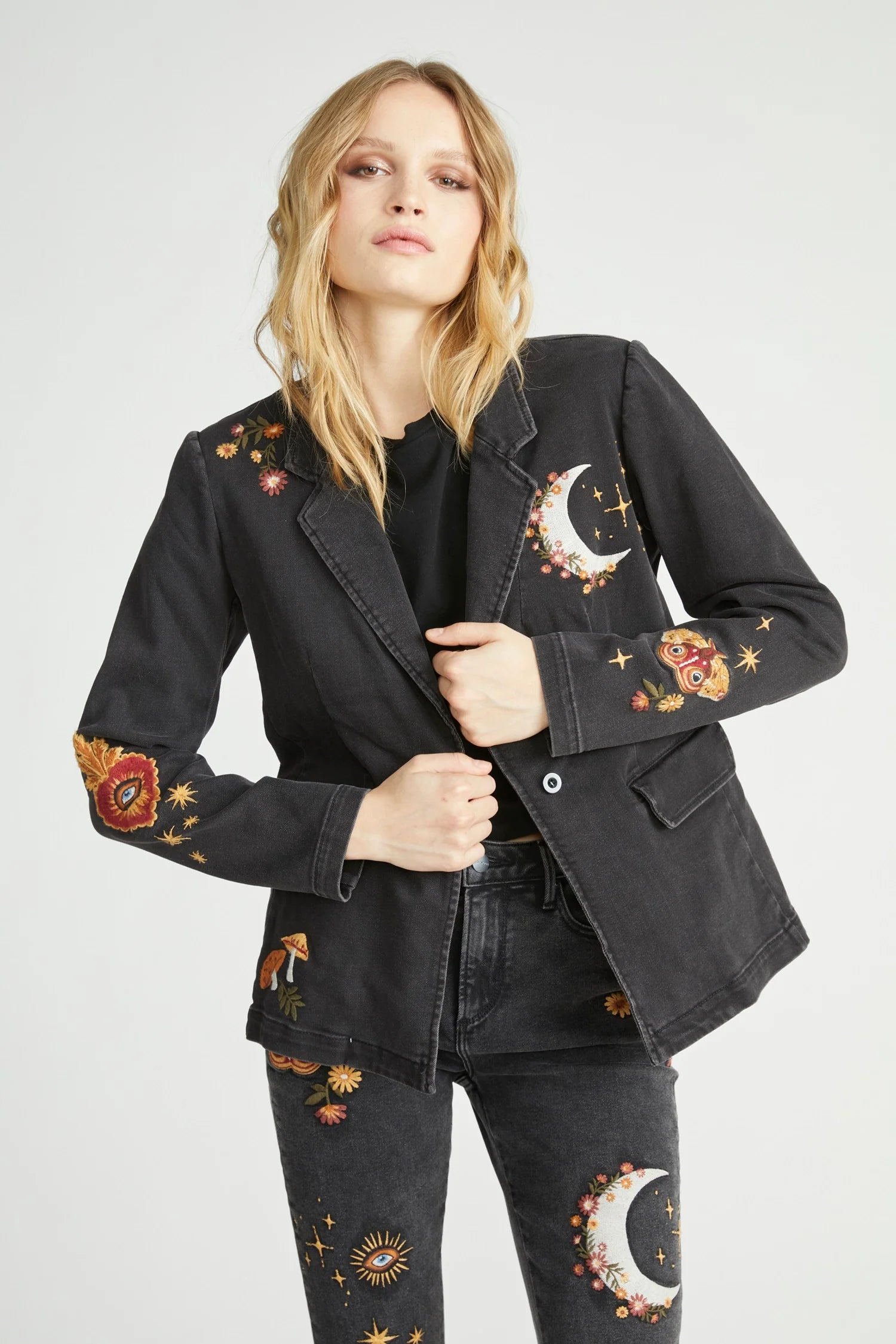 JACKIE BLAZER - Relaxed Denim Jacket  Hallucination