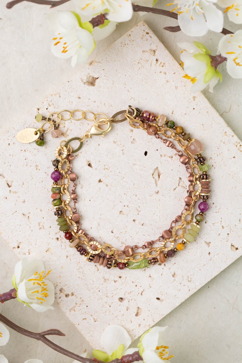 Dominion Multistrand Bracelet 011B - Vintage Vault Boutique