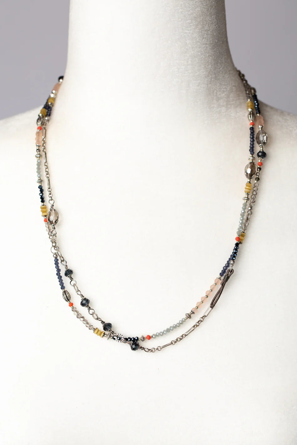 Dusk Beaded Layering Necklace N005