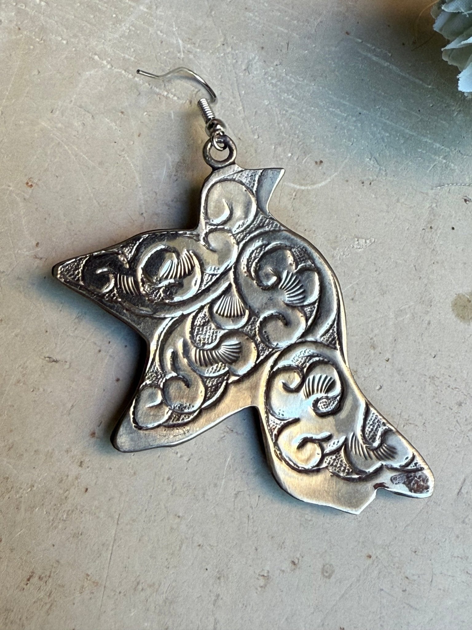 EKD Dove Earrings - Vintage Vault Boutique