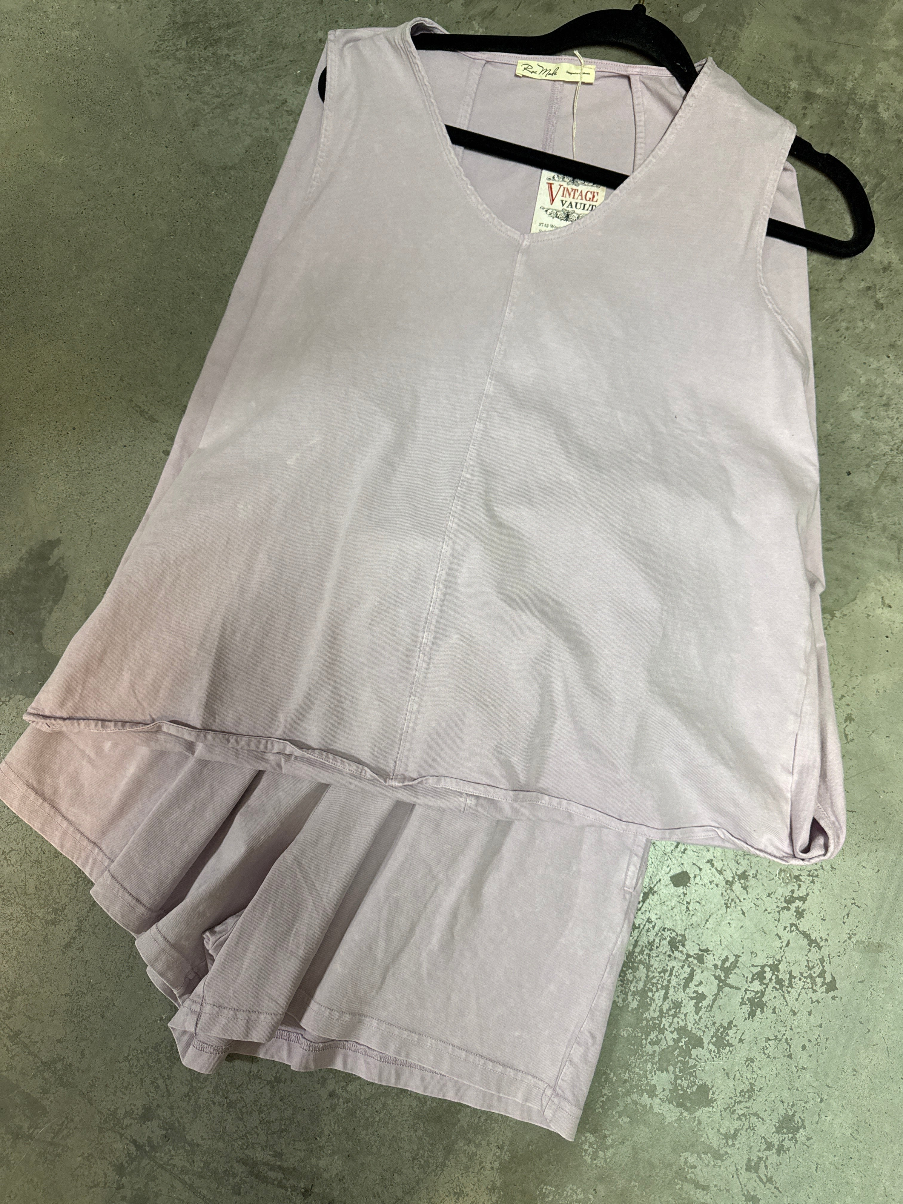 Dusty Lavender Shorts Set
