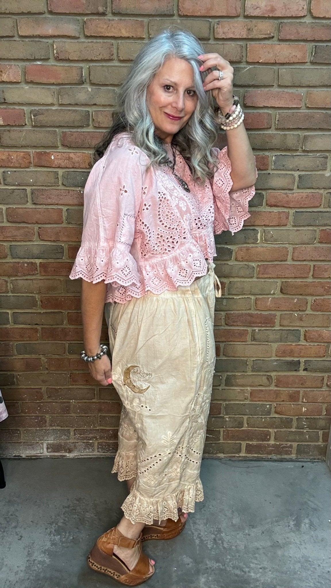 Softly Worn Top - Rose - Vintage Vault Boutique