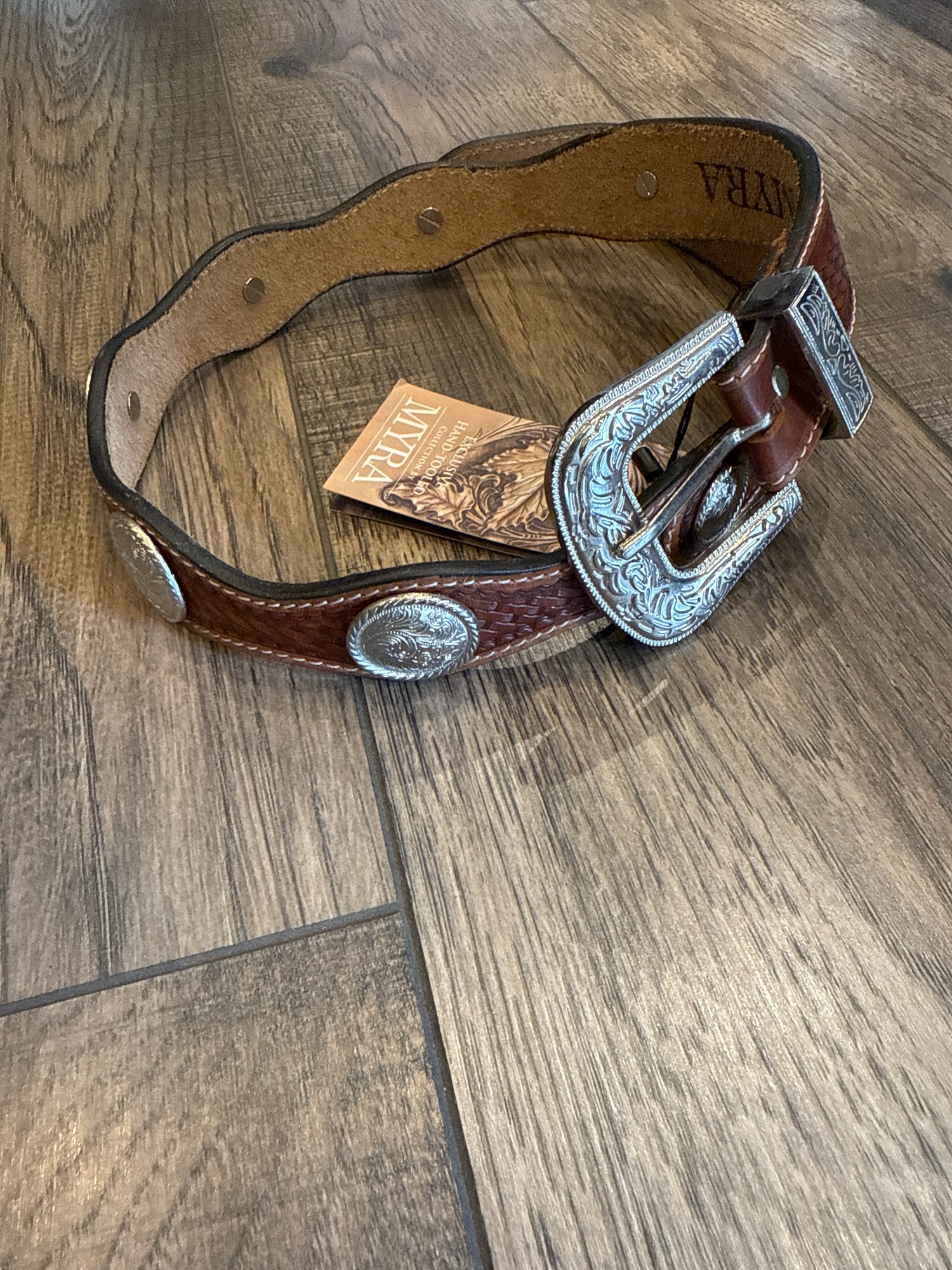 Rustic Woods Tooled Belt