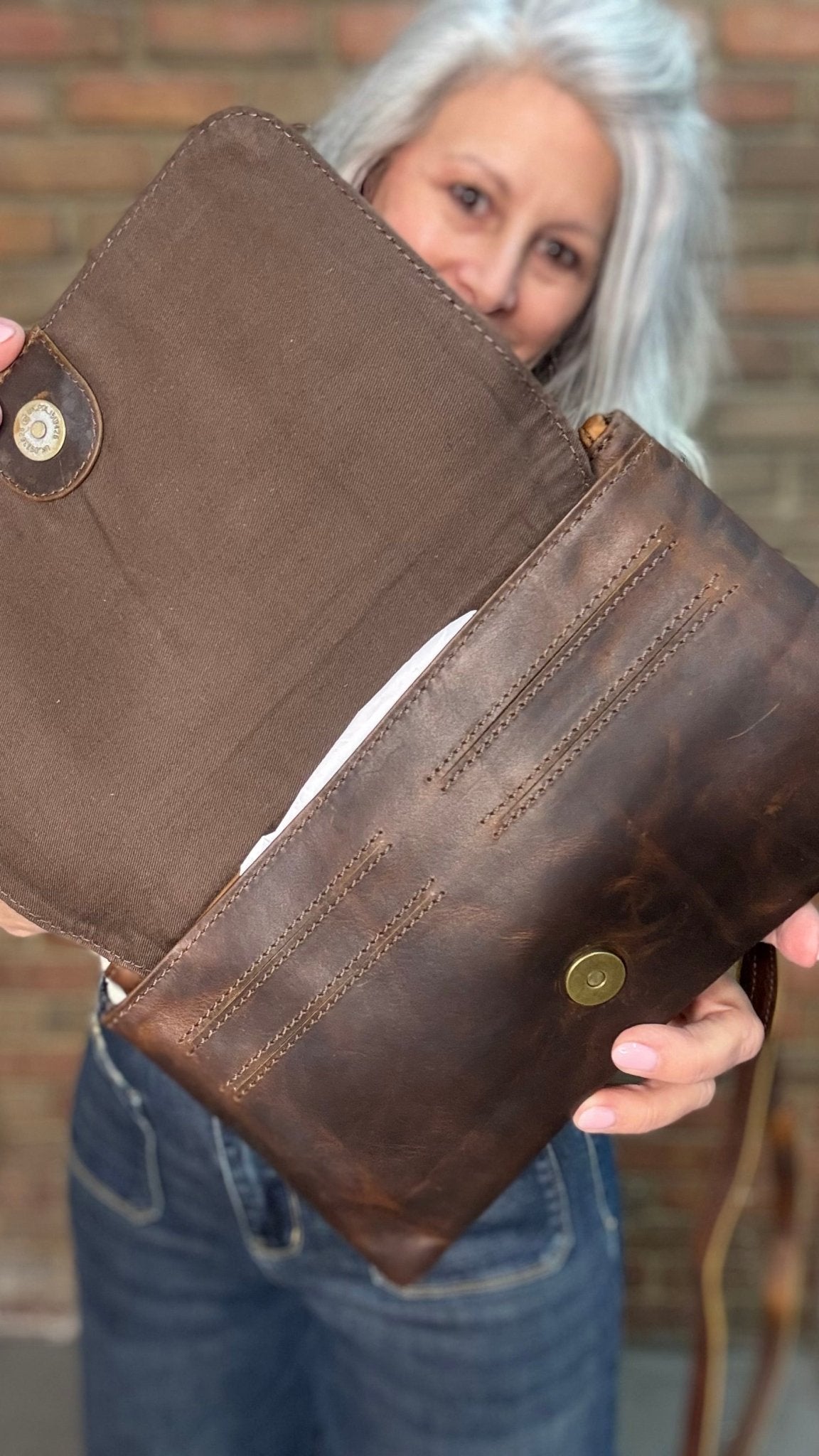 Leather Crossbody Purse - Vintage Vault Boutique