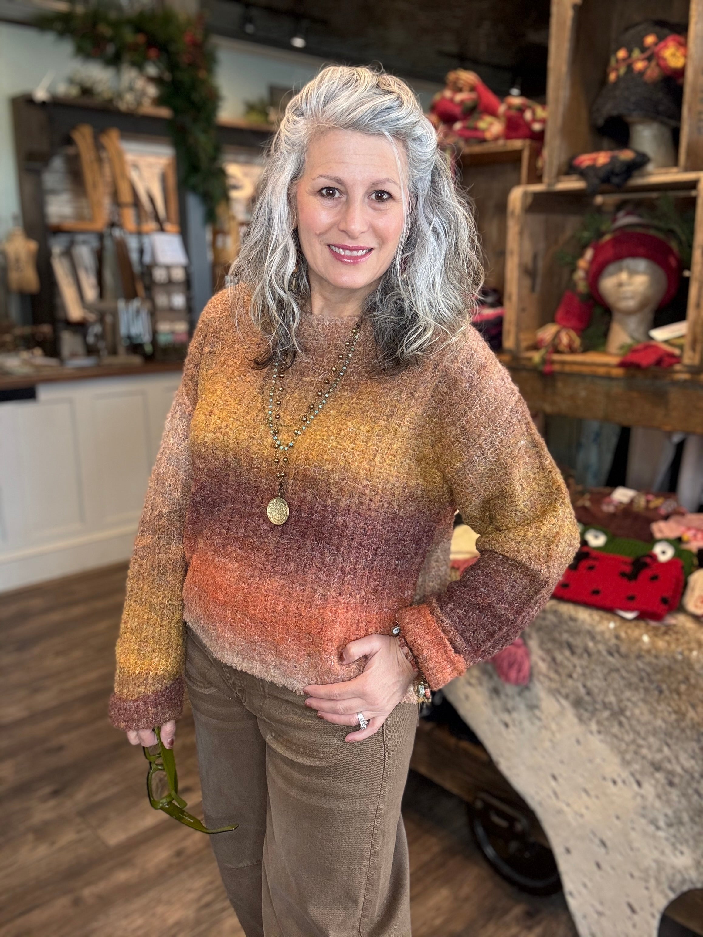 Desert Fuzzy Sweater