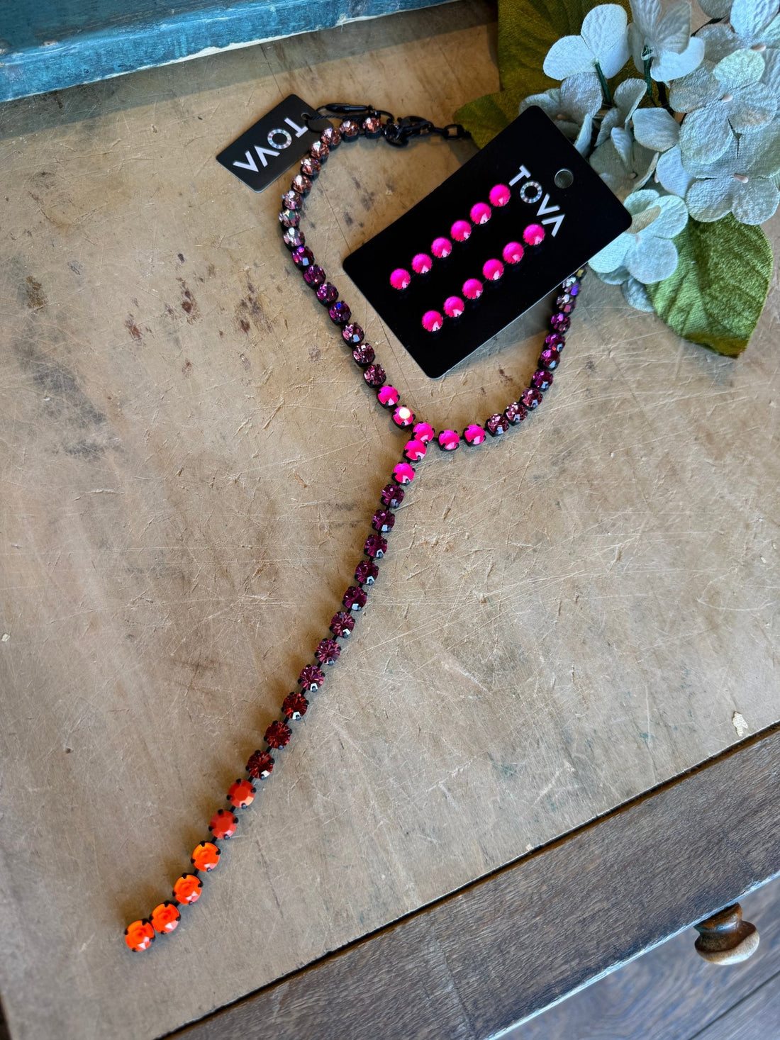 Mini L.A. Necklace in Watermelon - Vintage Vault Boutique