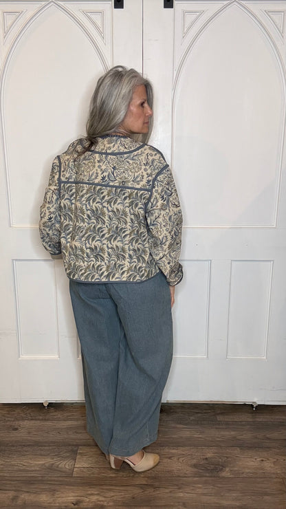 Quilted Kimono Jacket