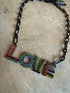LA LA LOVE Necklace in Multi - Color - Vintage Vault Boutique