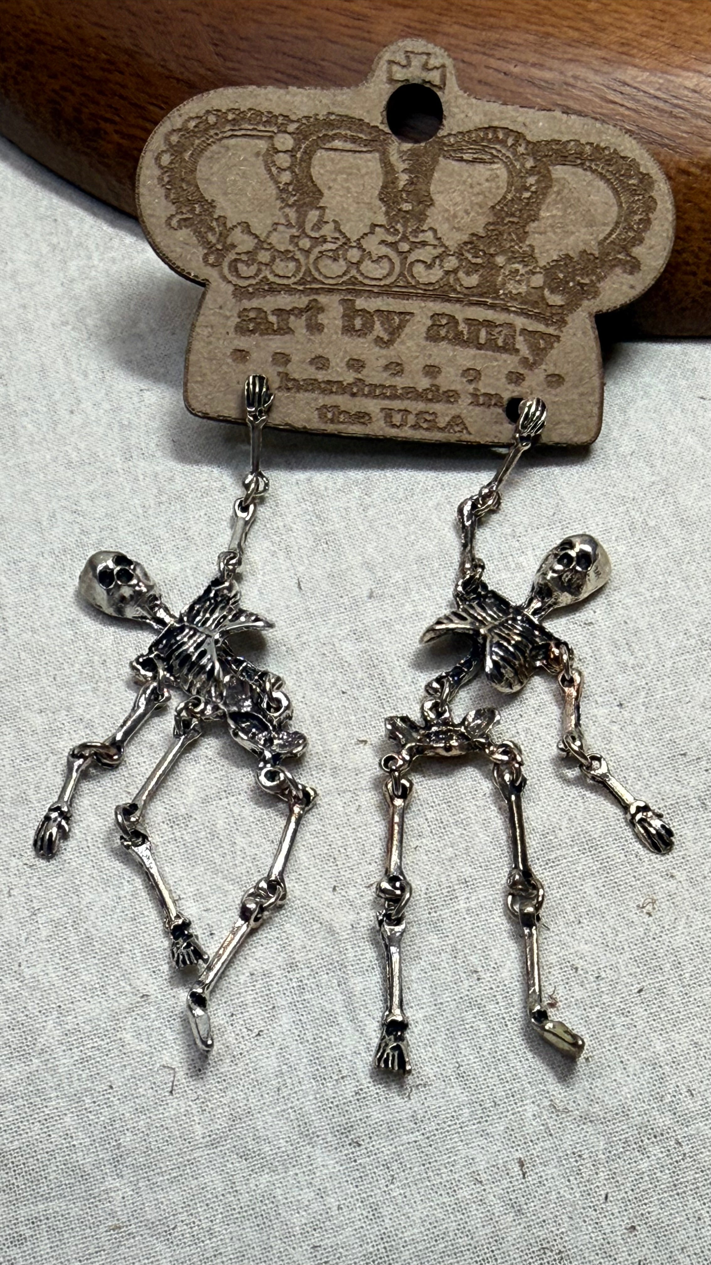 Skeleton Jangles Earring