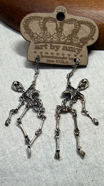 Skeleton Jangles Earring