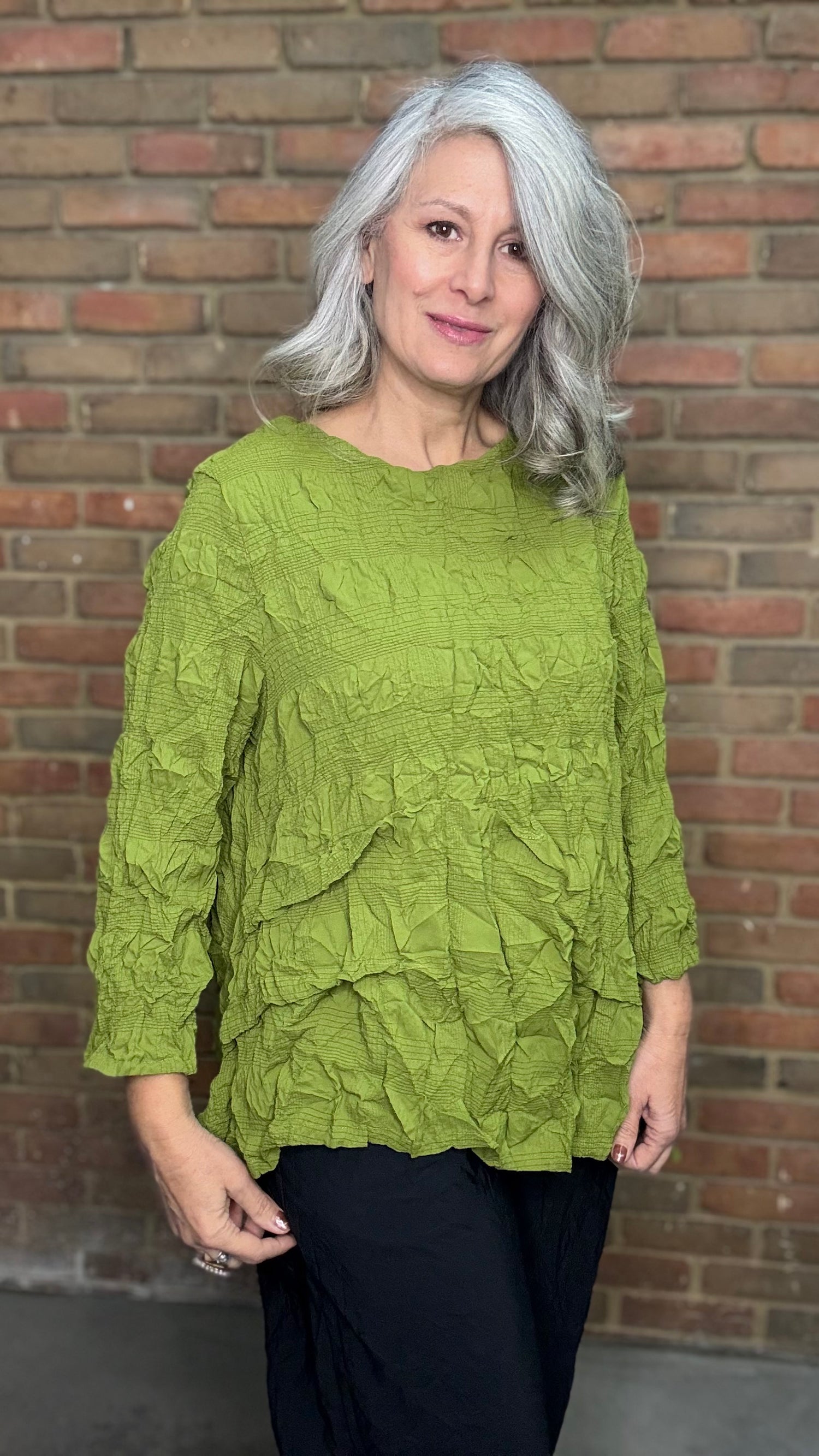 Calista Tucked Top Grass