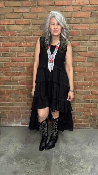 Rio Dress in Black - Vintage Vault Boutique