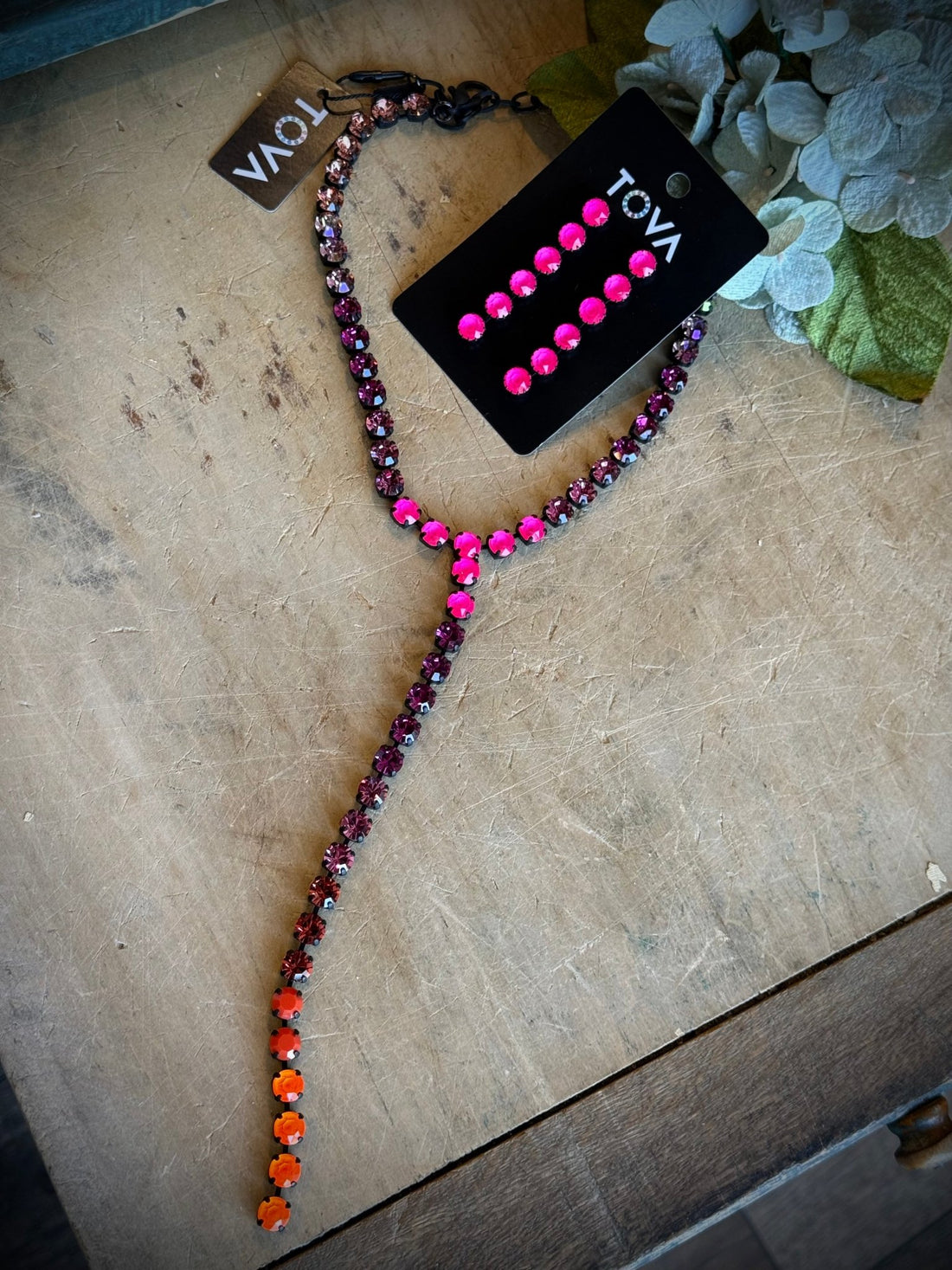Mini L.A. Necklace in Watermelon - Vintage Vault Boutique