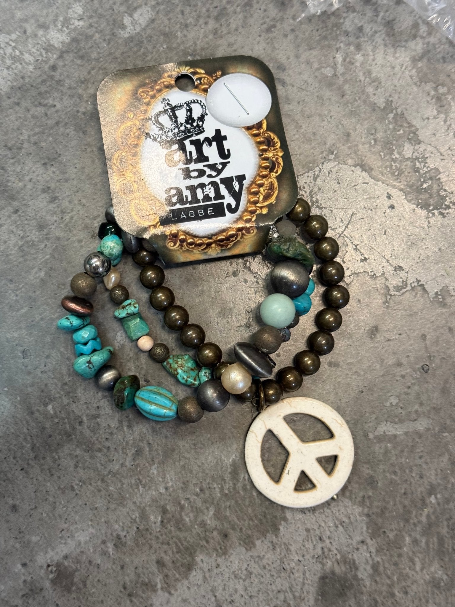 Turquoise Peace Bracelet Bundle - Vintage Vault Boutique