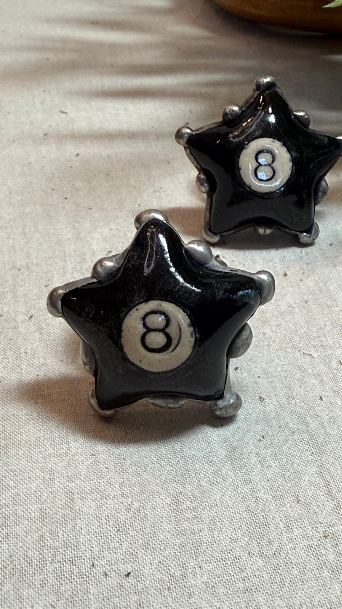 Eight Ball Adjustable Ring