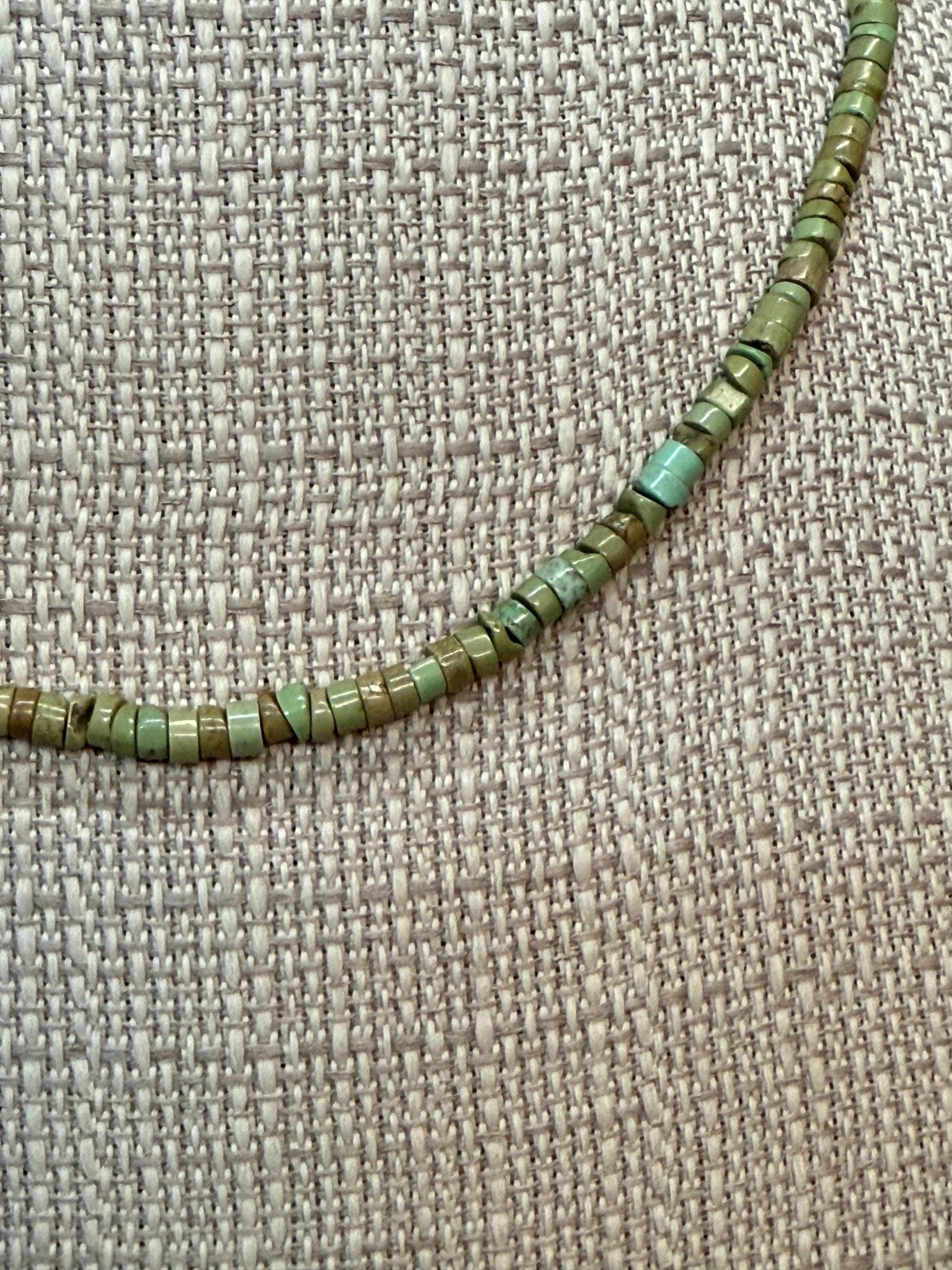 Simple African Turquoise Necklace - Vintage Vault Boutique