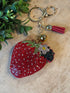 Strawberry Key Chain - Vintage Vault Boutique