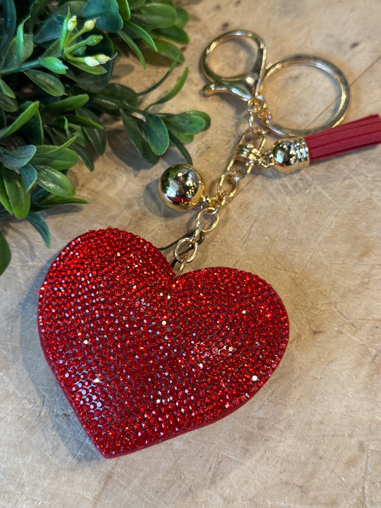 Heart Key Chain - Vintage Vault Boutique