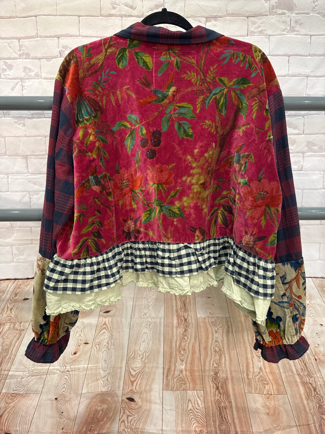 Velvet Check Jacket