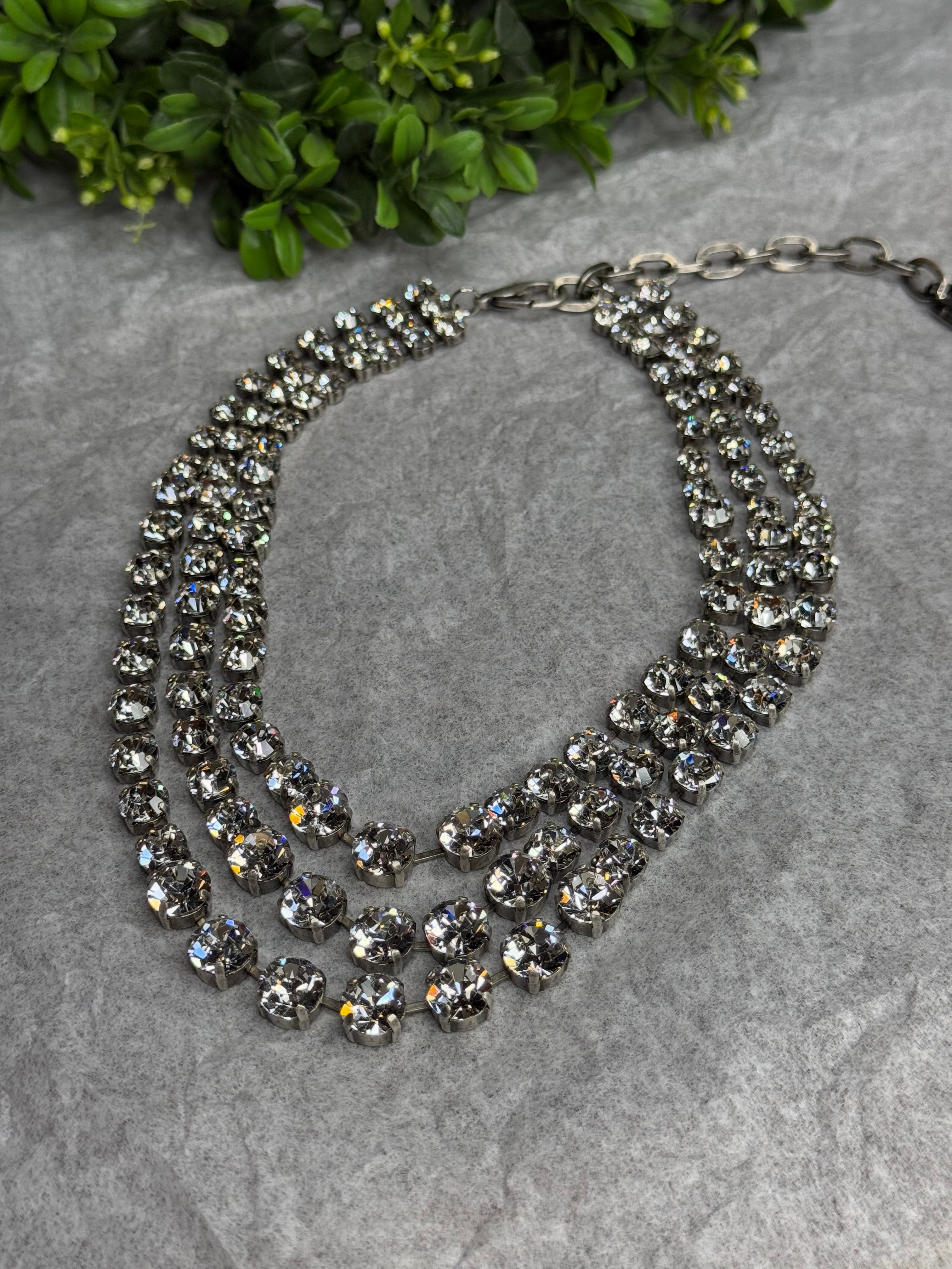Cinthia Necklace in Antique Silver