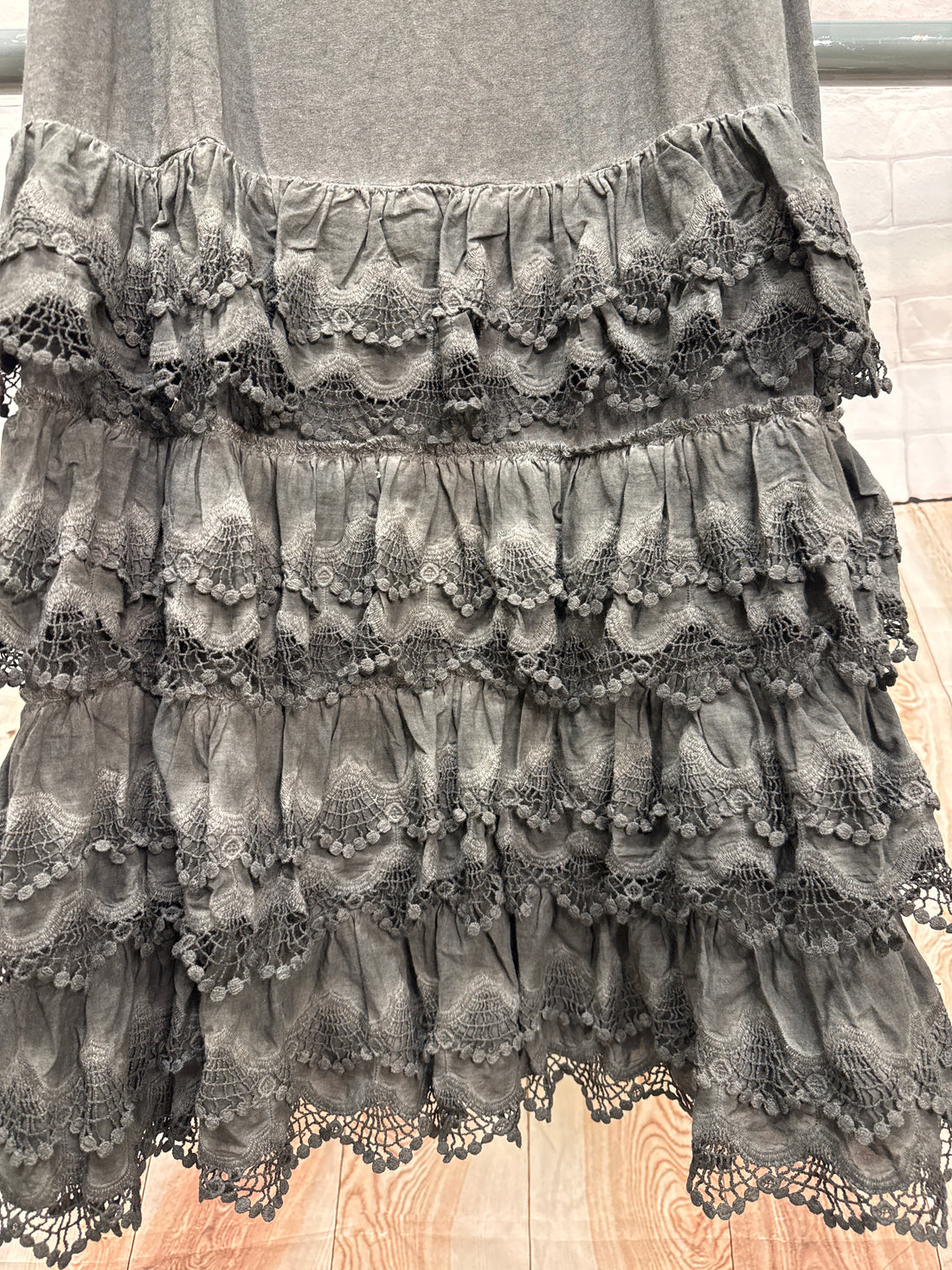 Vintage Slip Dress Black
