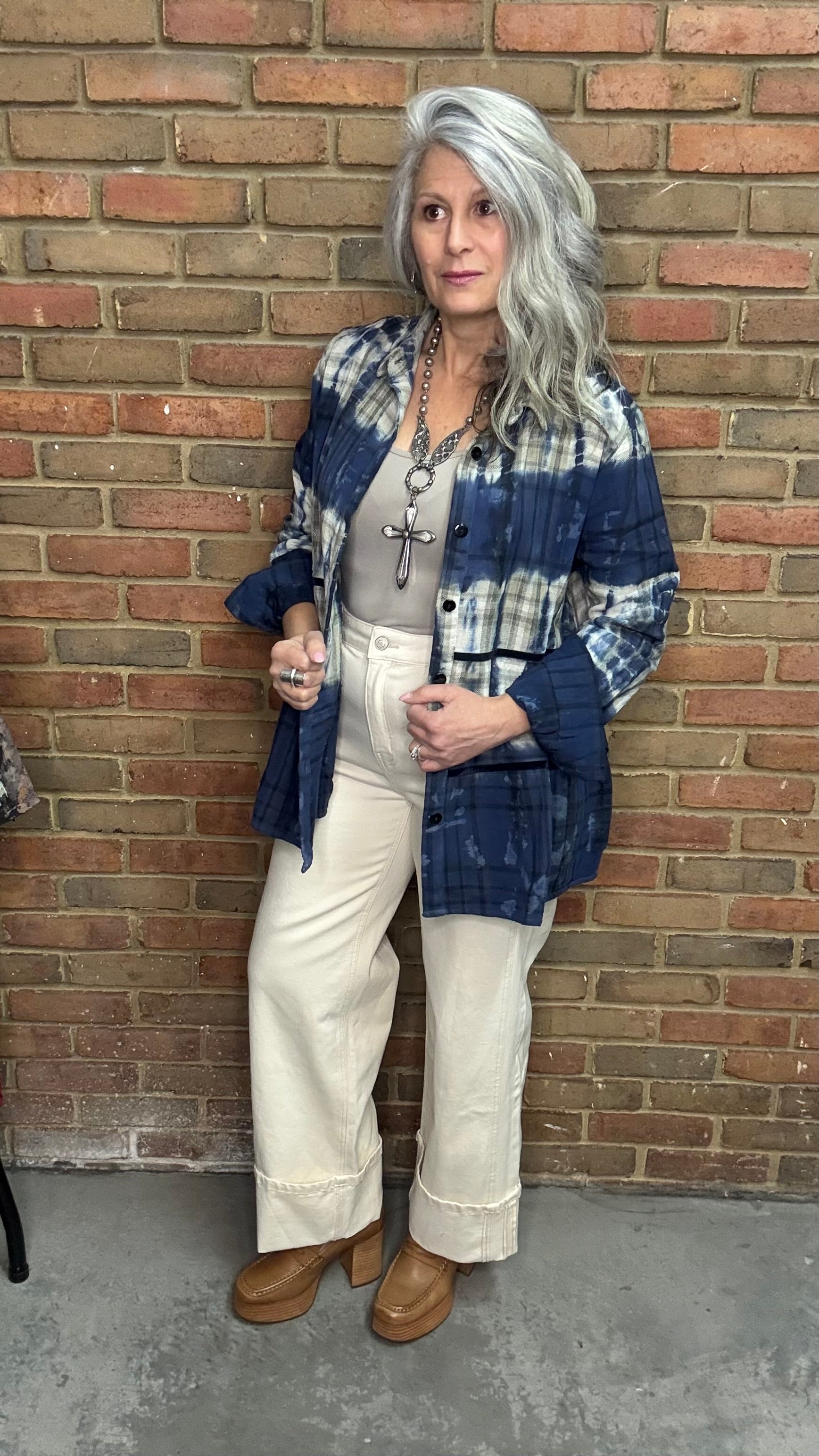 Alicia Top Motherwell Flannel