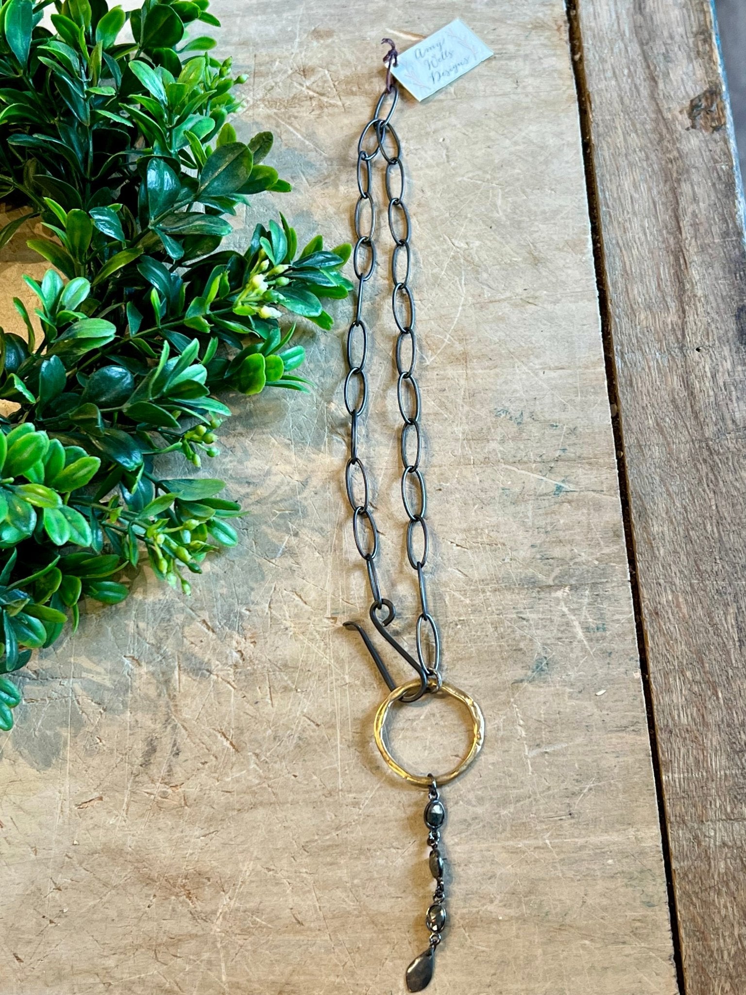 Touch of Grey Necklace - Vintage Vault Boutique