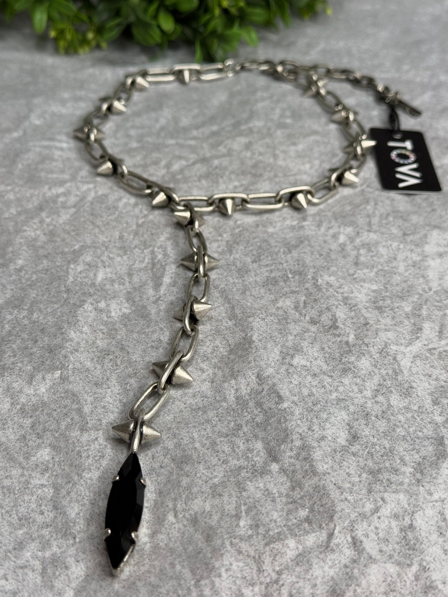 Milan Necklace in Antique Silver - Vintage Vault Boutique