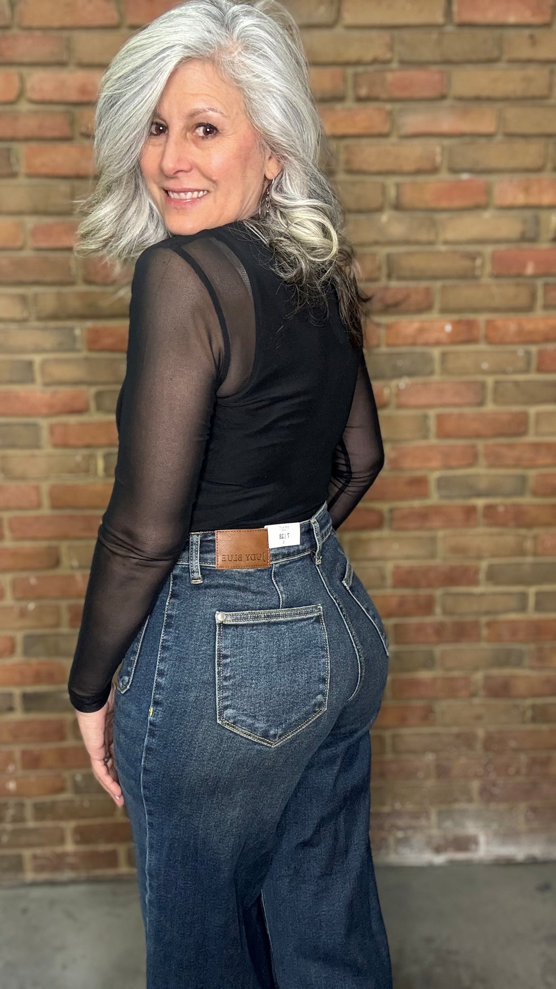 Solid Mesh Top Black