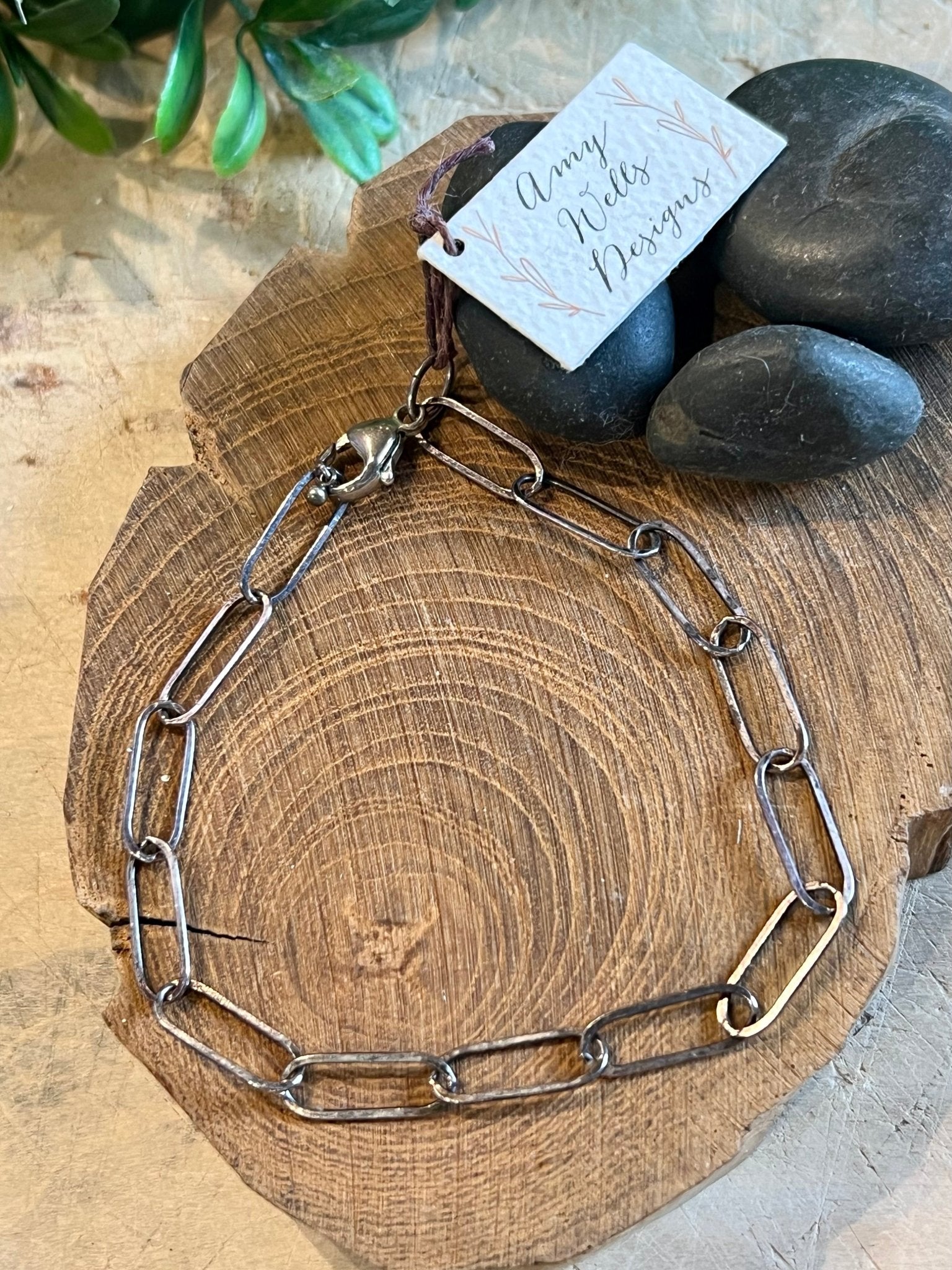 Paper Clip Bracelet - Vintage Vault Boutique