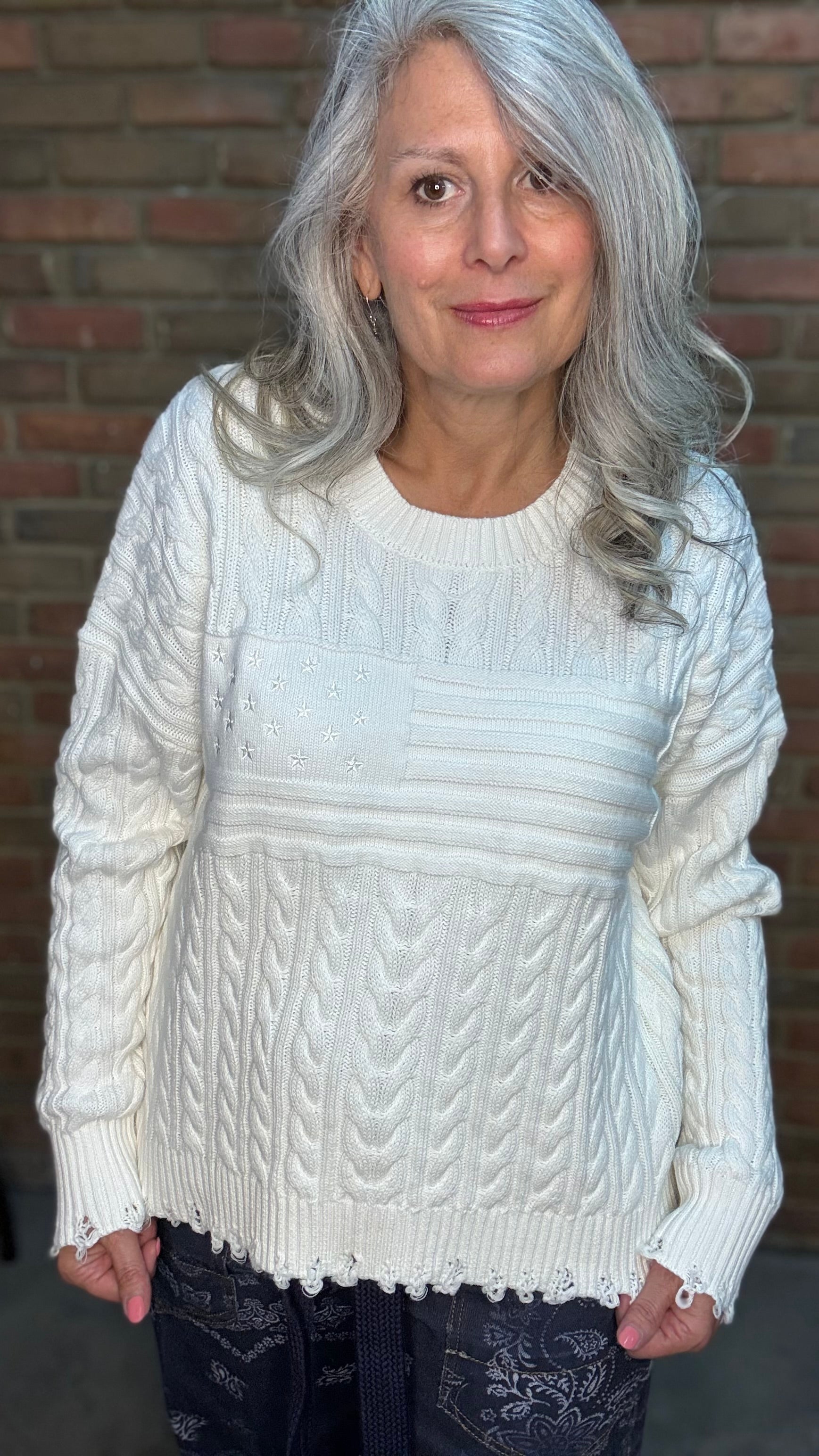 RANIA Cable Knit Sweater