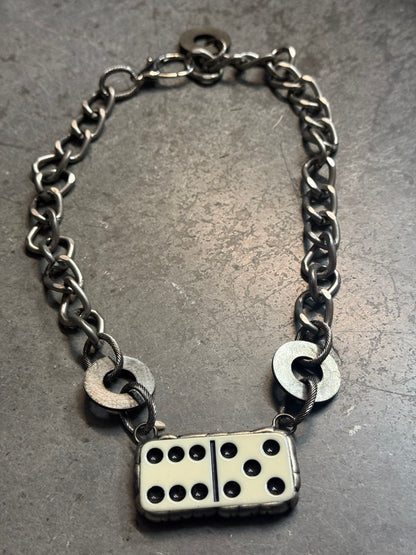Harley Davidson Domino Necklace