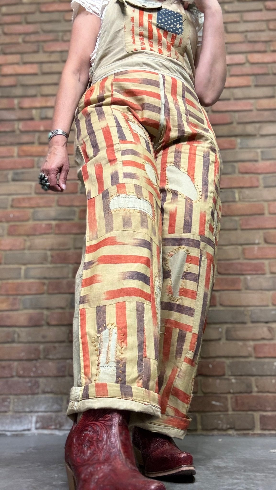Americana Overalls - Vintage Vault Boutique