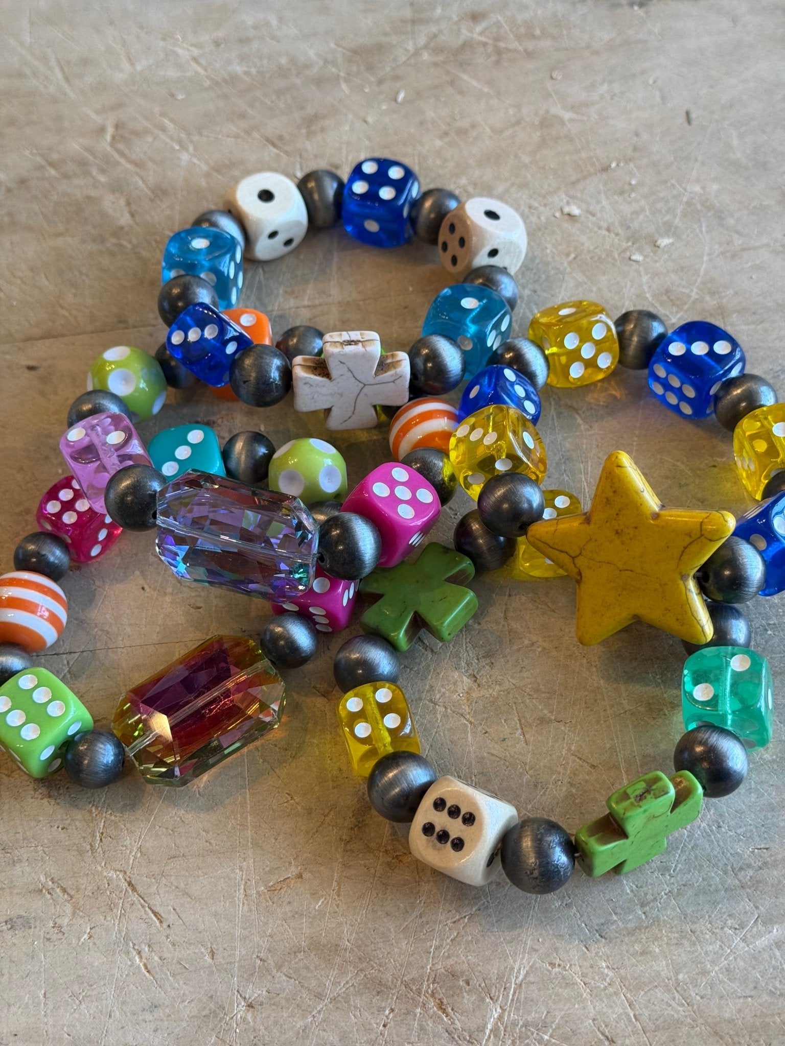 Roll the Die Bracelets - Vintage Vault Boutique