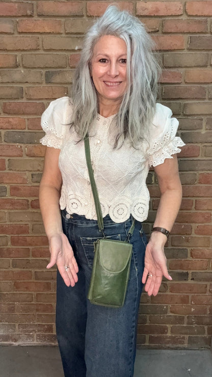 Wallet and Phone Crossbody Bag - Vintage Vault Boutique