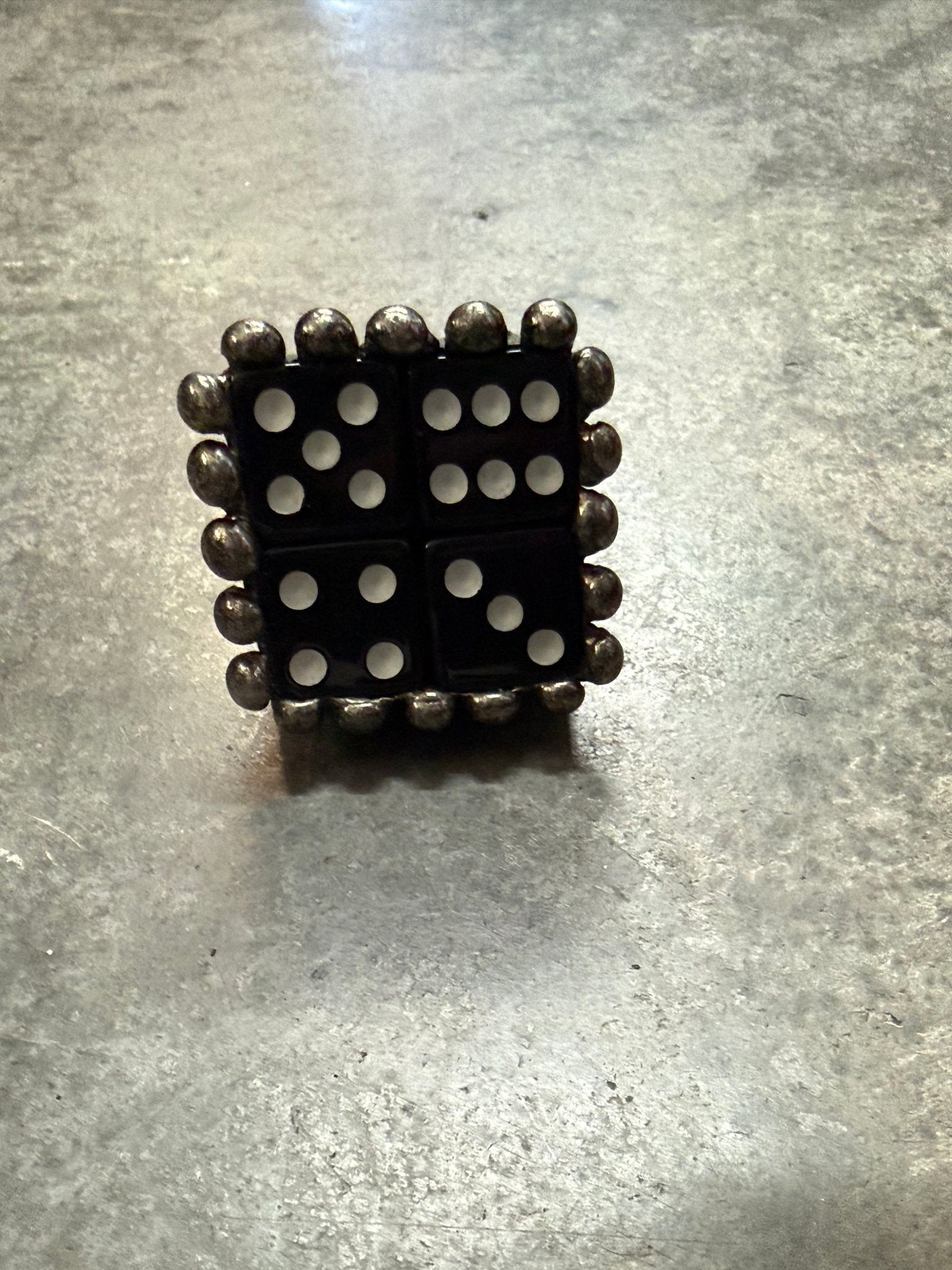 Four Dice Ring - Vintage Vault Boutique